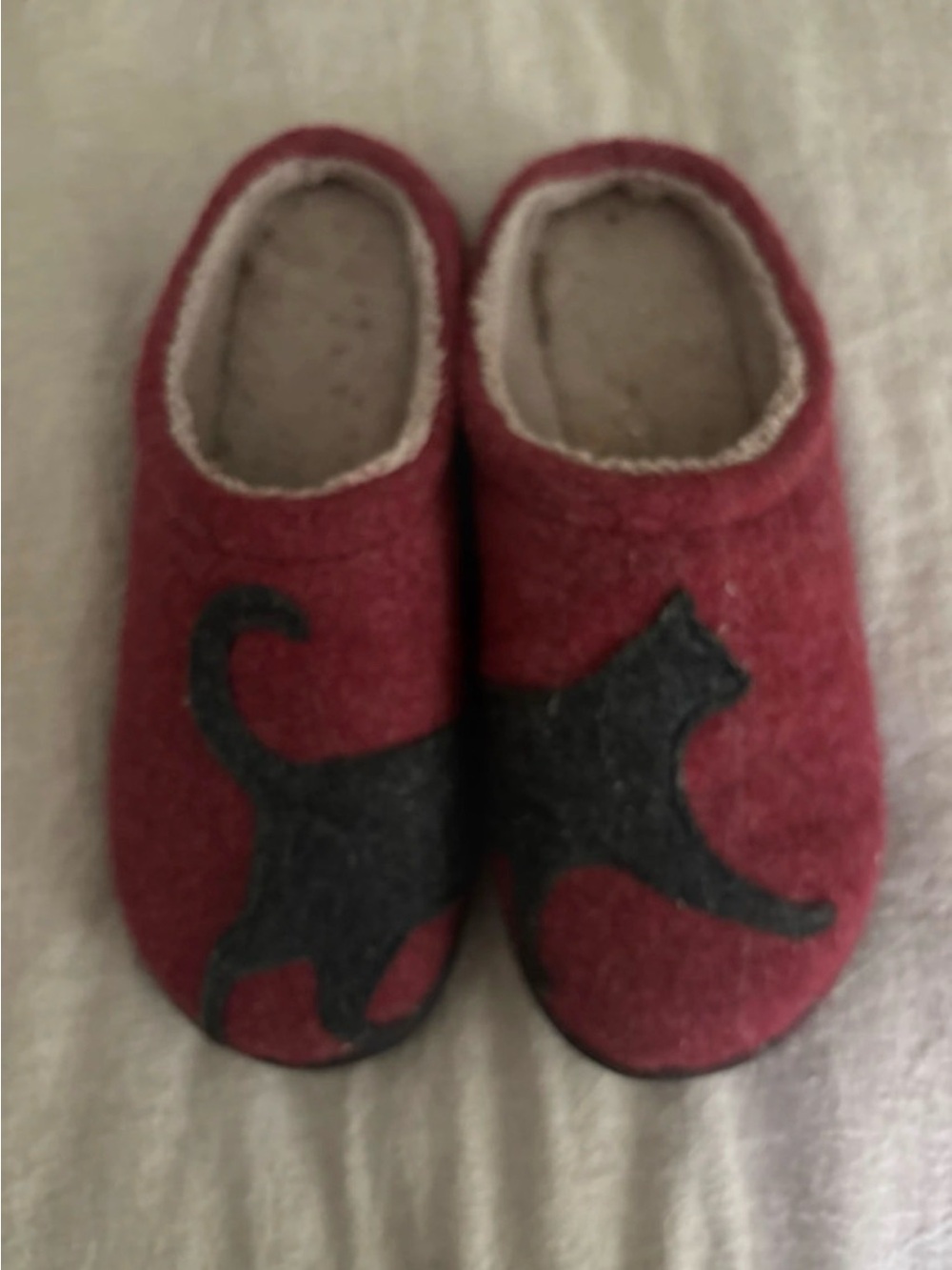 L.L Bean wool cat clog slippers - Picture 1 of 3